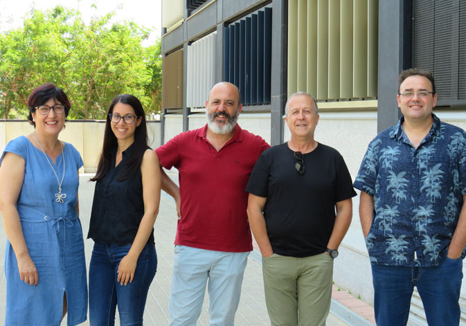 Team members of the Scientific Culture and Innovation Unit of the University of Valencia.